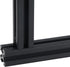 10 Sets Black L Shape 3030 Series Inside Corner Connector Bracket Set for 6mm T Slot Aluminum with 20 Screws