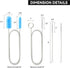 Flexible Drain Brush, 66 Inch Long Double Ended Hose Pipe and 58 Inch Tube Cleaning Brush and 2 Pack 8 Inch Straw Cleaner Brush by Bozenu