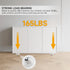 4 Pack 1 Inch 41LBS YY023-4TM Clear Small Self Adhesive Caster Wheels for Furniture Kitchen Appliance Low Profile