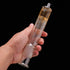 1 Pack Glass Syringes with Caps, 50cc/ml for Laboratory Use