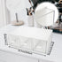 CertBuy 2 Pack Desk Organizer, Stackable Storage Drawers with 6 Compartments for Makeup Storage, White Plastic Desk