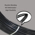 50 FT Pneumatic Air Line, 1/4 OD Nylon Tubing, 1/4 Inch Air Brake Tubing for Fluid Transfer