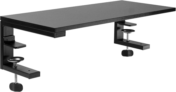 VIVO Clamp-on 22 inch Desk Extension Shelf for Gaming PC, Ergonomic Computer Monitor and Laptop Riser, Desktop