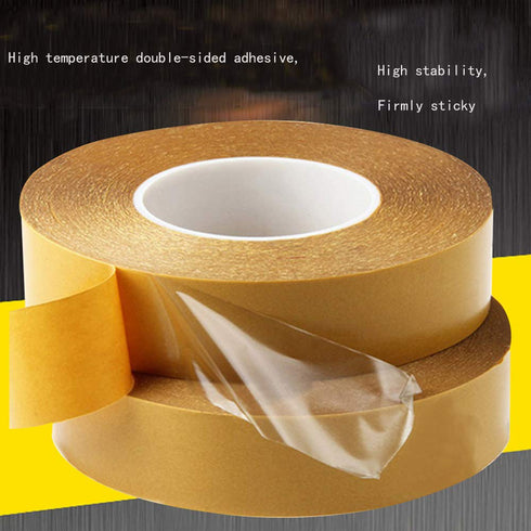 High Temp Tape, Heavy Duty Double Sided Mounting Tape for 3D Printing and Soldering, 1/2" Wide x 55 Yards