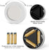 Closet Counter -5Pack Tap Light Push Lights, Under Cabinet Lights Touch Lights Push Button Light Battery Operated Puck