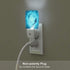 FSHVQKD Floating Sharks Night Light,Plug Into Wall with Dusk to Dawn Light Sensors, Warm Nightlights for Bedroom