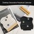 Mulaibdin Desktop Perpetual Calendar, Reusable Block Calendar for Desk, Modern Ring Date Calendar, Record Cute Decor