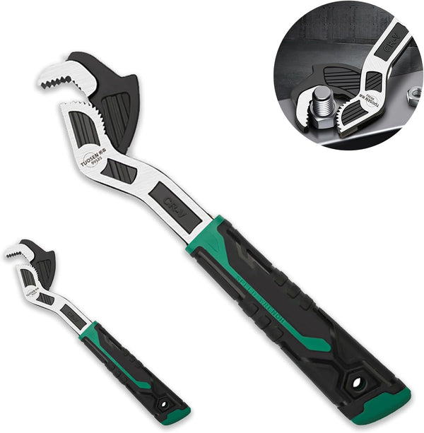 2PC Adjustable Wrench, Auto Size Adjusting Wrench, 0.6"-1.38" Self-Adjusting Quick Wrench