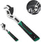 2PC Adjustable Wrench, Auto Size Adjusting Wrench, 0.6"-1.38" Self-Adjusting Quick Wrench