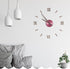 3 Sets Clock Hands and Numerals - CNYMANY Walnut Wood DIY Digital Clock Replacement Parts, Clock Mechanism Kit