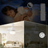WUTGHUI Dimmable Bulb 3000K-6000K 3-Color E26/E27 Socket Fan Light with Remote Control, LED Fan Lighting, Base Socket