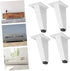4pcs Uonlytech Cabinet Feet for Bathroom Furniture Support Height Sturdy Legs for Sofa Cabinet and Tv Stands Easy