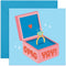 CENTRAL 23 Happy Engagement Card, 5.7 x 5.7 inches, Eco-Friendly, Includes Envelope, Made in UK