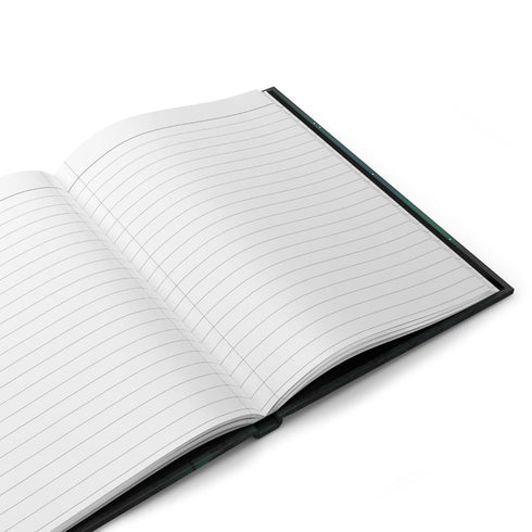 Northern Lights Hardcover Matte Journal, Northern Lights Notebook, Aurora Borealis Book, Astronomy Stationary, Stars