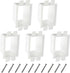 5PCS BE1-2 Electrical Outlet Box Extenders, 1 Gang Electric Box Extender with 10PCS Screws