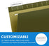 Extra Capacity Hanging File Folders, RAZCC 60 Pack Letter Size Reinforced Hanging Folders with Heavy Duty 2 Inch