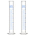 2-Pack 50 ml Borosilicate Glass Graduated Measuring Cylinder