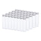 PATIKIL 40Pcs 110ml Plastic Test Tubes with Screw Caps, 155x33mm Tubes for Scientific Experiments and Party Decoration