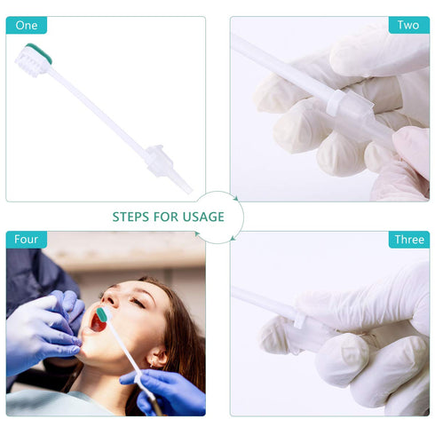 (30pack) Disposable Suction Toothbrush Suction Swab