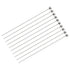 uxcell Straight Ejector Pins, 1.5mm (1/16") Dia. 65Mn Steel Round Tip Punch, 150mm (6") Long, 10Pcs