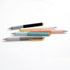 Linbsunne 1mm Medium Point Ballpoint Pens, Black Ink Work Pen with Soft Grip, Retractable, Gold Clip (6 count)