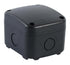 IP66 Outdoor Weatherproof Universal Electronics Enclosure, Black Junction Box, 3.3"X2.9"X2.3" Small