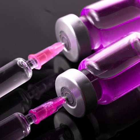 100 Pack 3ml Plastic Luer Lock Syringe with 18Gauge and Cap, Individually Sealed for Scientific Labs, Measuring Liquid