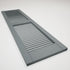 Builders Edge 14.5 52 419 in. W x in. H , Standard Cathedral Top Center Mullion, Open Louver Shutters, Includes