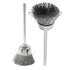 20Pcs Wire Wheel Brushes Cup-shape Steel Wire Brushes with 3/32" Shank for Rotary Tools
