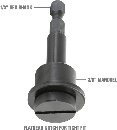OEMTOOLS 26528 10 Piece Cut Off Wheel Set with Mandrel, Premium Metal Cutting Wheels