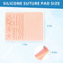 Set, 16 Multi-Functional DIY Suture Pad Dual-Purpose Suture Practice Pad Realistic Three-Layer Silicone Skin Featuring