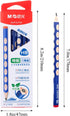 M&G 12 Pcs Triangular Pencils for Kids, Grip Correction HB Pencils, Graphite Wood Pencils for School, Office, Sketching