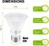 7W Par20 LED Bulb (50W Equivalent), UL Listed, 5000k Daylight White Dimmable Flood Bulbs Lights, 500 Lumens, E26 Base, Recessed Lighting for Indoor Outdoor, 6 Pack by LightingWill