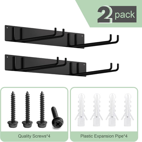 TTzycc 2-Pack (2 Pack) Folding Chair Storage Rack for Chair Organization and Garage Wall Mount Storage, Garden Tool