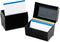 Oxford Plastic Index Card Box, Black, 4 x 6 Inches, 400 Card Capacity (01461)