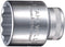 Stahlwille 03010024 1/2-Inch 12-Point Bi-Hex Socket, Steel, Chrome Plated, Size 24 mm