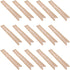 25pcs Kraft Paper Bread Bags with Window Long Brown Food Storage Bags