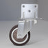 2 Inch 4-Pack 2 2 Side Mount Casters with Swivel & Brake, L-Shape Plate for Furniture, Cabinets, Coffee Tables, Plant