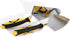 DIXIANG Set 6" Concrete Masonry Tools Stainless Steel Pointing and Gauging Brick Laying Trowel Stucco Cement Flooring