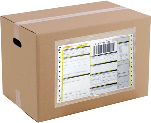 Clear Packing List Envelopes, 6” x 9” Self Adhesive Shipping Labels, 100 PCS Envelope Pouches