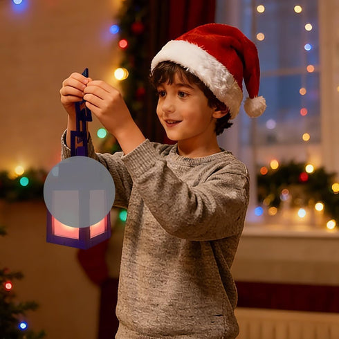 MYNINES 16 Pixelated Lantern Mood Light, USB C Rechargeable Light-up Color Changing Light with Remote & Touch Control
