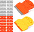 2 Pack Razor Blade Scraper Tool with 10 Plastic and 10 Metal Blades for Removing Adhesives