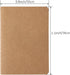 EUSOAR Mini Notebook, A6 24 Pack 3.9"x 5.5" 60 Pages Soft Cover Lined Kraft Notebooks Journal, Mini Lined Memo Notepad Notebook Travel Journal Sketchbook, Students Office Subject Writing Diary