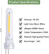 String Lights Replacement LED Bulb Filament 6 Packs, 2700K Warm White, S14 Light Bulb Accessories, Shatterproof Waterproof and Dimmable by CXLHO