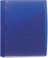Smead Clear Front Poly Report Cover, Three Double Tang Side Fasteners, 1/2" Capacity, Letter Size, Dark Blue, 5 per Pack (86011) (Pack of 1) by SMEAD