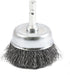 Forney 72729 Wire Cup Brush, Coarse Crimped, 1/4-Inch Hex Shank, 2-Inch