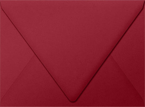 LUXPaper A7 Invitation Envelopes, 5 1/4" x 7 1/4", Garnet Red, 80lb. Text, 50 Qty