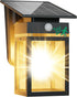 Solar Porch Lights Outdoor, Dusk to Dawn & Motion Sensor Wall Light
