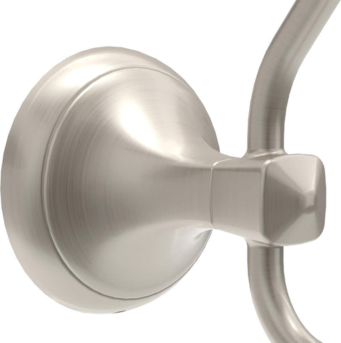 Esato Towel Hook, Spotshield Brushed Nickel