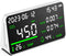 CIS 7-in-1 Air Quality Monitor, Indoor Humidity Monitor, Temperature, CO2, TVOC, HCHO, Time,
